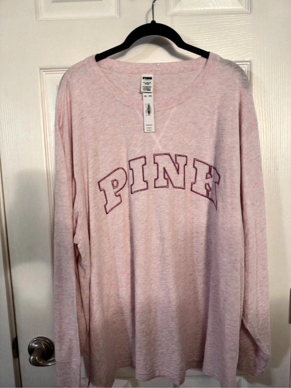 PINK Long Sleeve Top Size XXL NWT